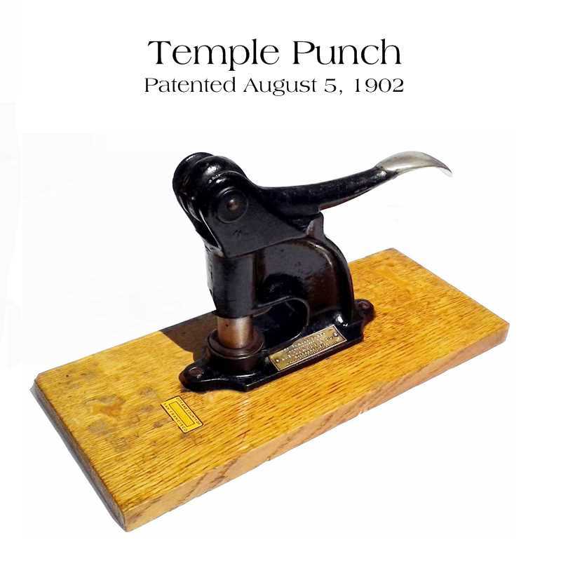 Temple Hole Punch 1902