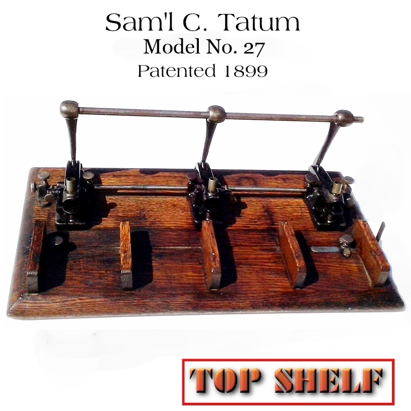 Tatum Hole Punch 1899
