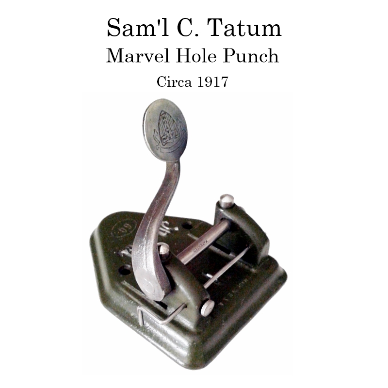 Tatum Marvel Hole Punch 1917