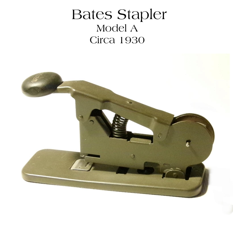 Bates stapler 1934