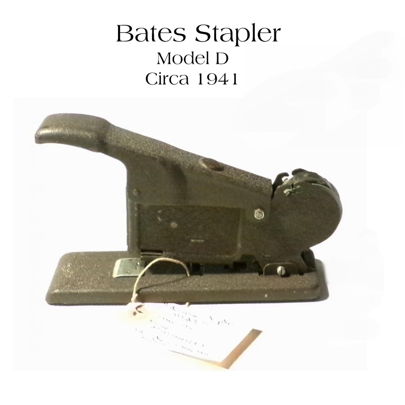 Bates stapler 1941