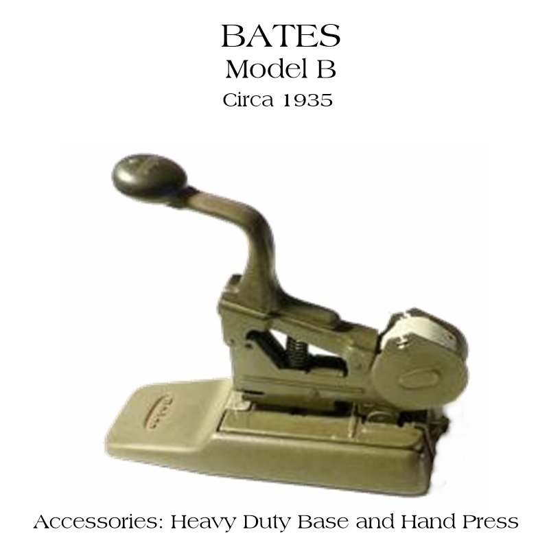 Bates stapler 1930