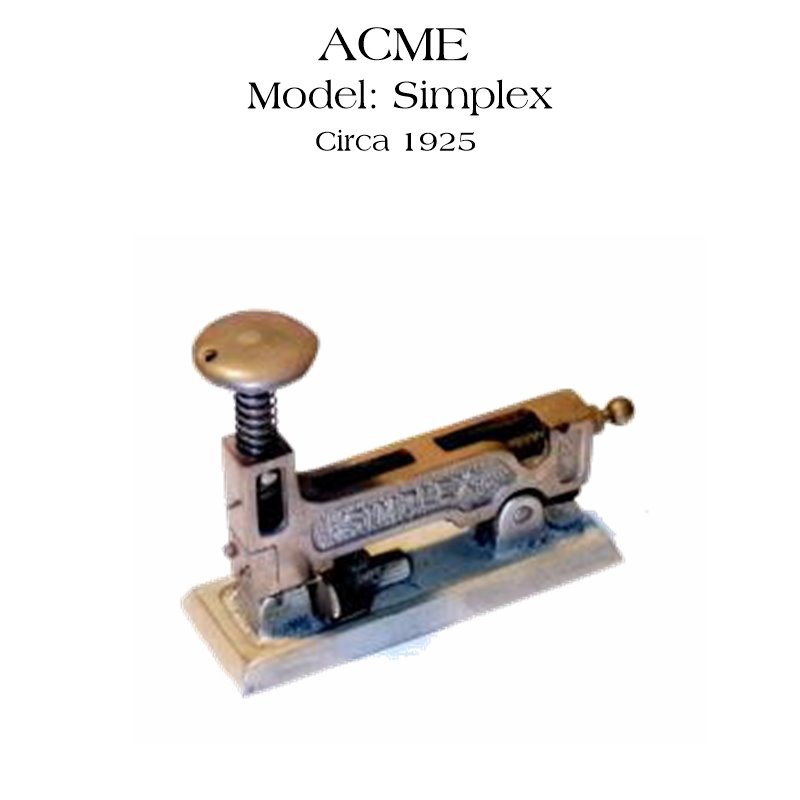 Acme stapler 1921