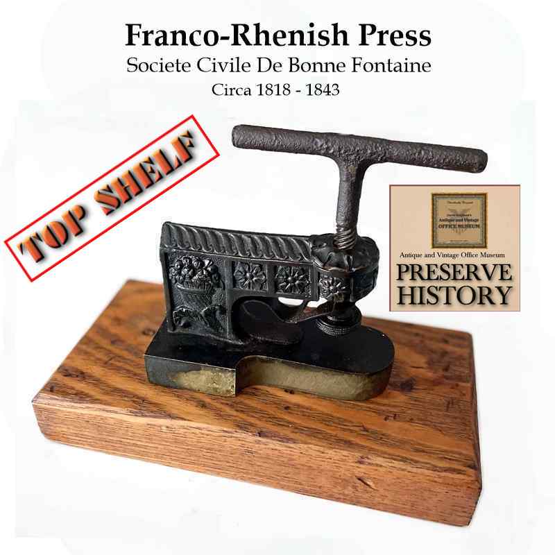 antique press