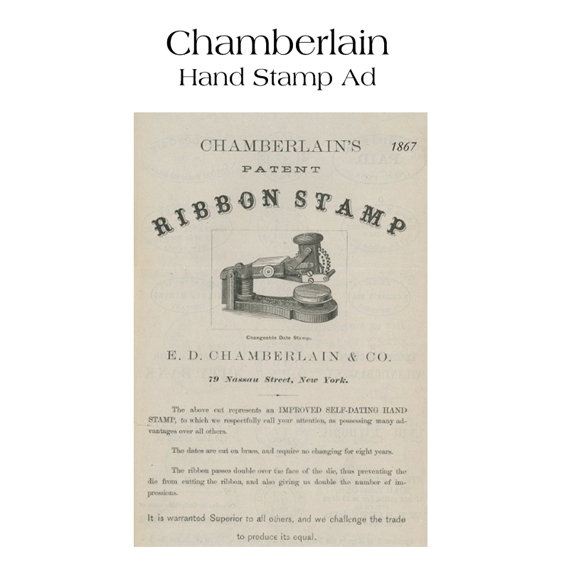 Chamberlain Hand Stamp