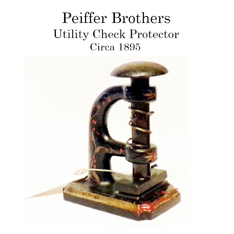 Peiffer Check Protecter circa 1905