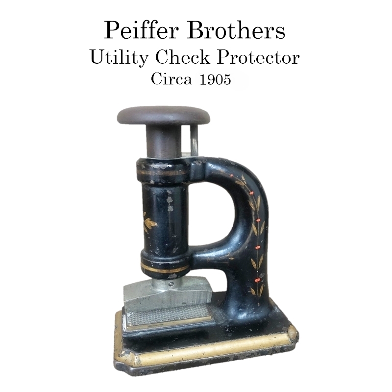 Peiffer Check Protector circa 1895